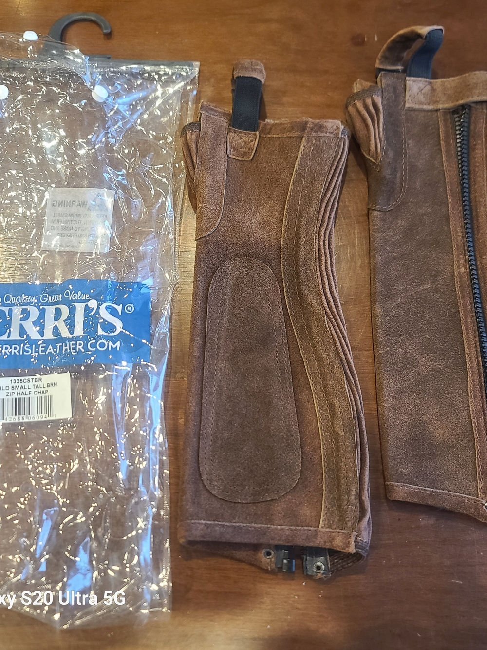 Brown Suede Half Chap for Kids